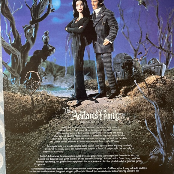 The Addams Family Giftset Barbie Dolls - Picture 2 of 5